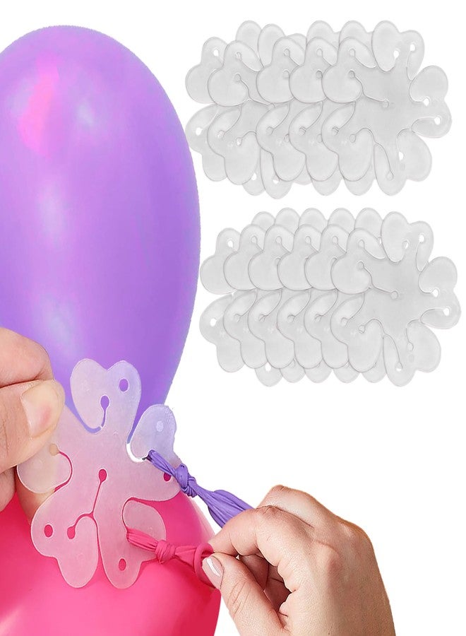 Wobbox Flower Shape Bolloon Clip Holder, Flower Shape Balloon Clips, Balloon Clips For Decoration, Balloon Clips Holder, Flower Balloon Clips (Set Of 11). - Image 1